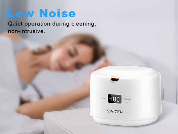 Low Noise sonic retainer cleaner