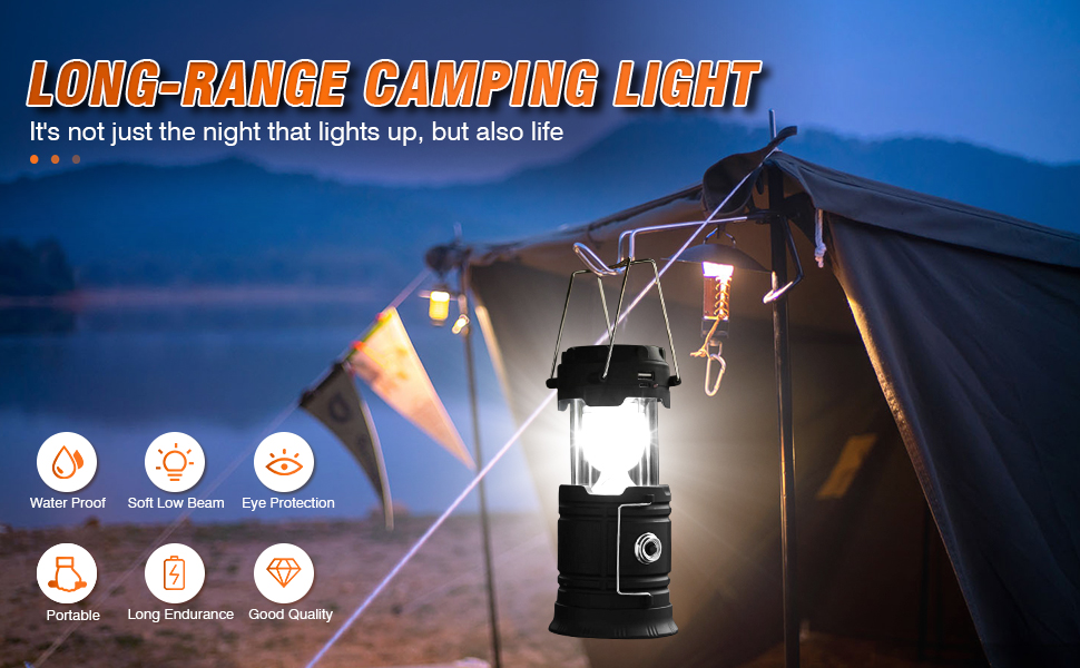 solar camping lantern