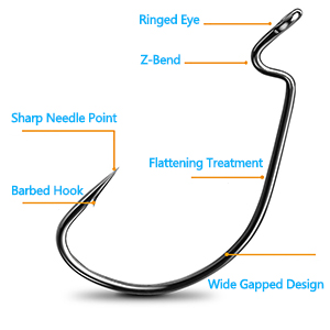 fishing hook hooks fishing offset worm hooks for bass fishing ewg bass hook offset fishing hooks