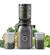 olayks. Juicer Machines, Cold Press Juicer with 4.3" Large Feed Chute Fit Whole Fruit and Vegetab...