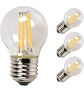 CTKcom 4W G45 Dimmable Edison Style Antique LED Light Bulb(4 Pack)- LED Filament Bulb 40W Incande...