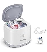Ultrasonic Retainer Cleaner, KUNPHY 46KHz Professional Ultrasonic Jewelry Cleaner 7.5Oz, Retainer...