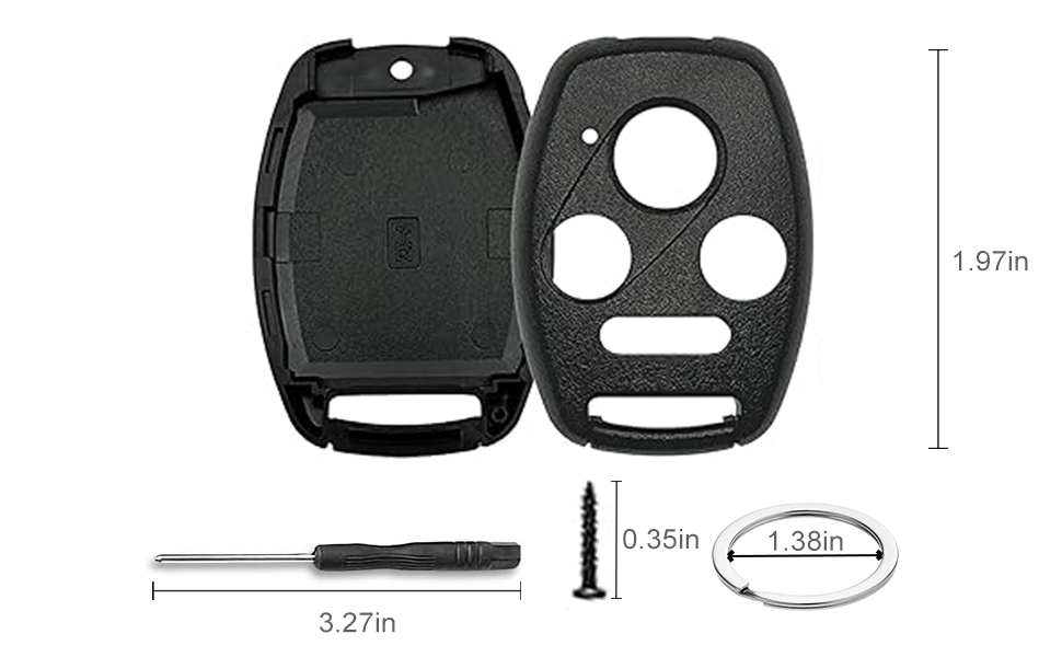 Key Fob Keyless Entry Remote Shell Case Pad