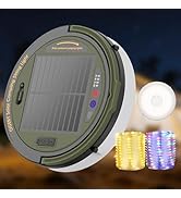 OGERY Solar Camping String Lights, 5400mAh/ 49.2FT/ 11 Modes Rechargeable Camping Lights Outdoor/...