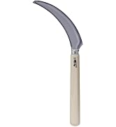 KAKURI Japanese Sickle Garden Tool 6.7" [Serrated Edge] Made in Japan, Garden Sickle for Harvesti...