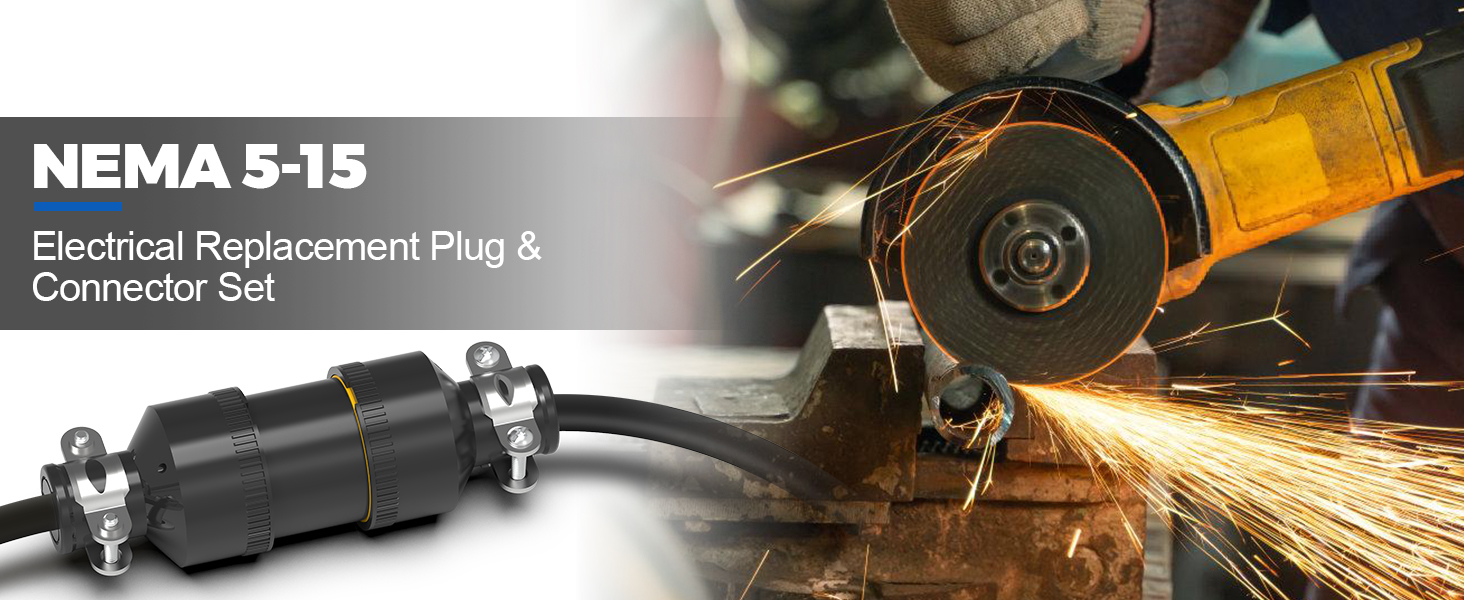 NEMA 5-15 Extension Cord Plug Replacement