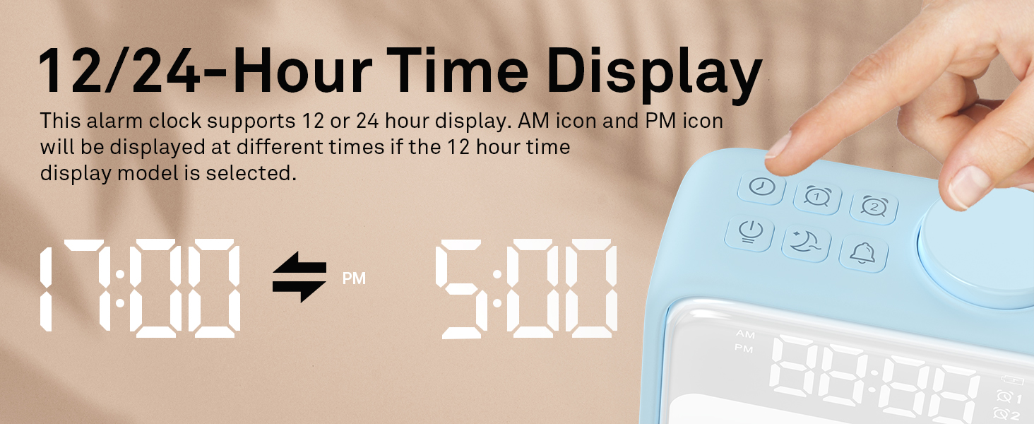 12/24 Hour Time Display