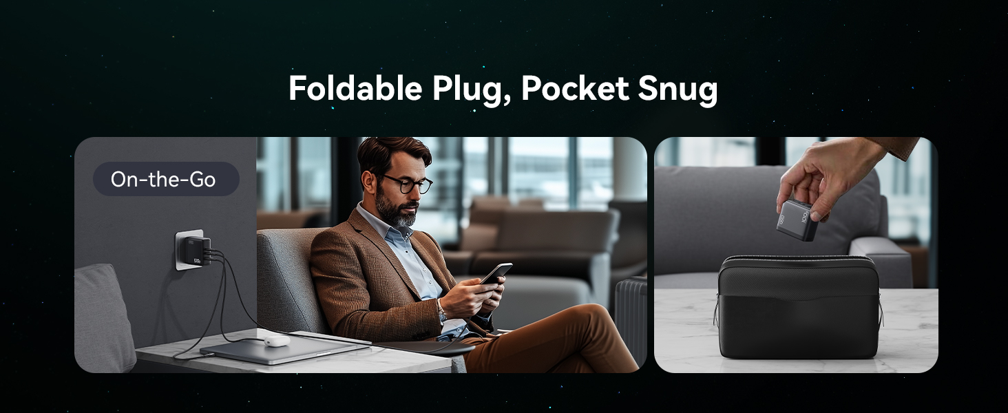 Foldable Plug, Pocket Snug