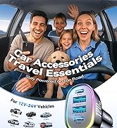 120W for iPhone 17 Pro Car Charger, Dual PD 60W Car Charger USB C Fast Charging with 60W Type C C...