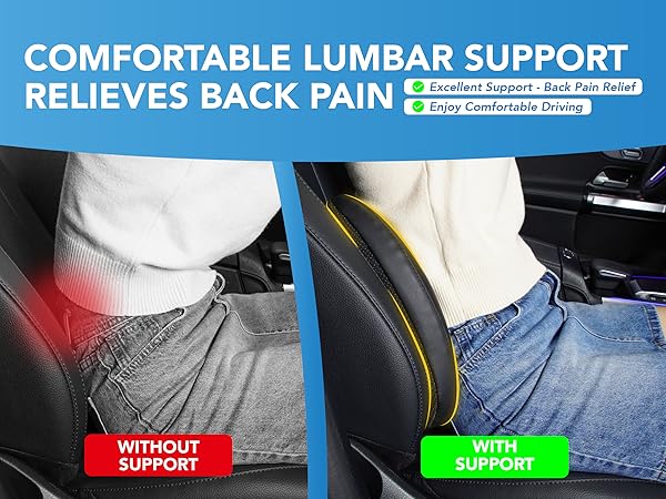 Lumbar cushion is an efficient solution to relieve back pain, give your back rest