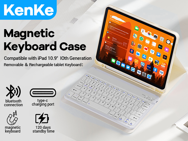 keyboard case for ipad 11th/10th