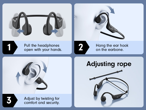 open ear headphones wireless bluetooth