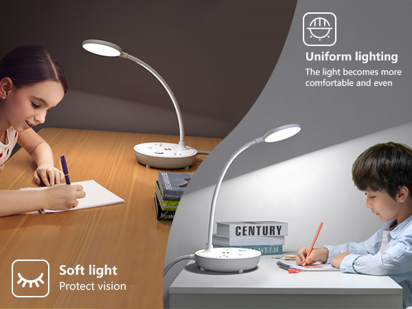 Small White Desk Lamp 021