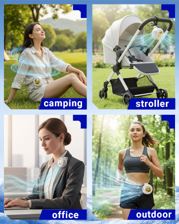 portable silent mini bladeless electric fan