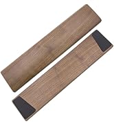 HAUSMODA Walnut Wooden Wrist Rest for Full Size Keyboard, Ergonomic Solid Wood Hand Rest with Non...