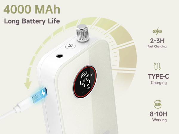 4000MAH nail drill professional
