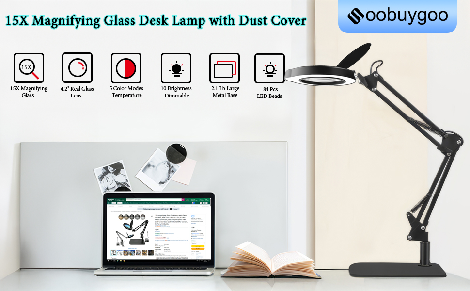 15X Magnifying Glass