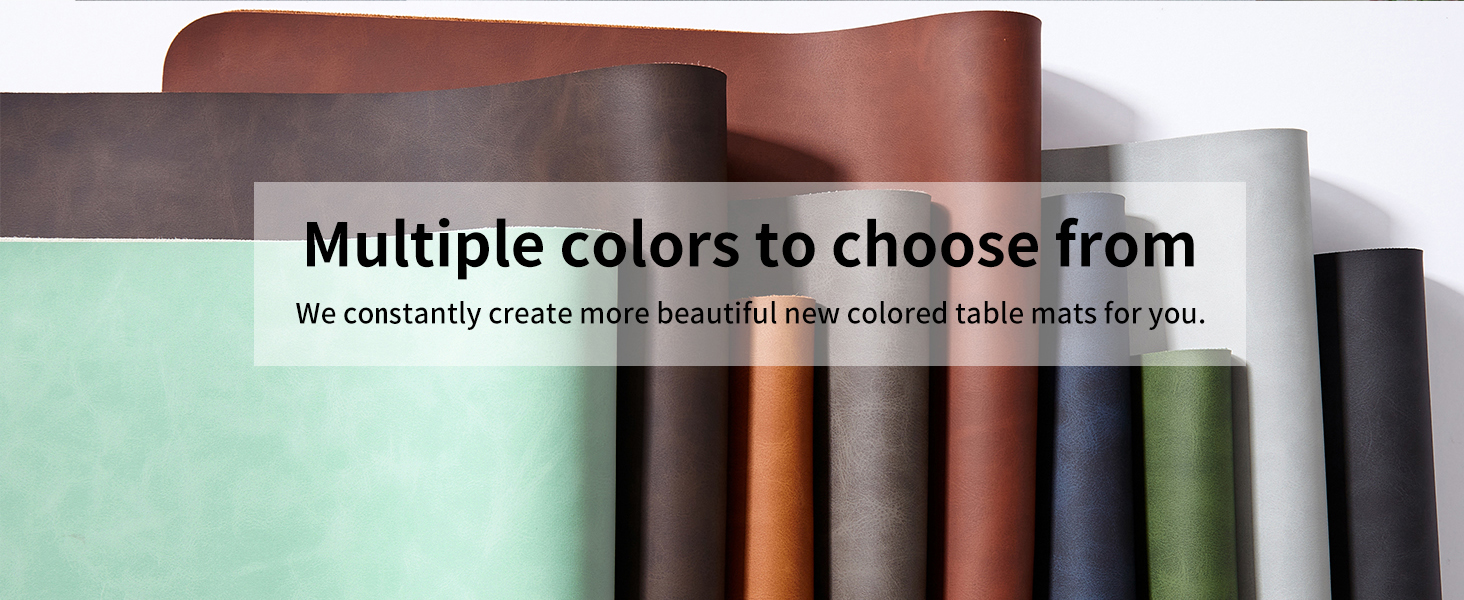 NUOYOU Leather Desk Pad Protector, Laptop Desk Mat, Large Mouse Pad