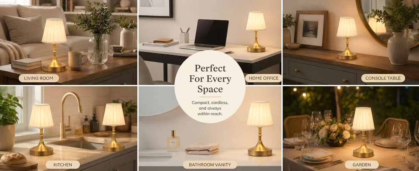 cordless table lamp rechargeable