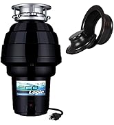 Eco Logic EL-10-DS-OR 10 Designer Series Food Waste Disposer with Oil Rubbed Bronze Sink Flange, ...