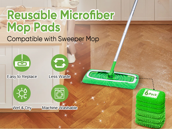reusable mop pads