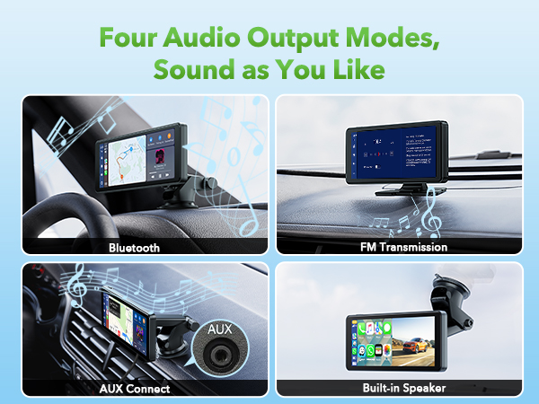 wireless carplay screen for car