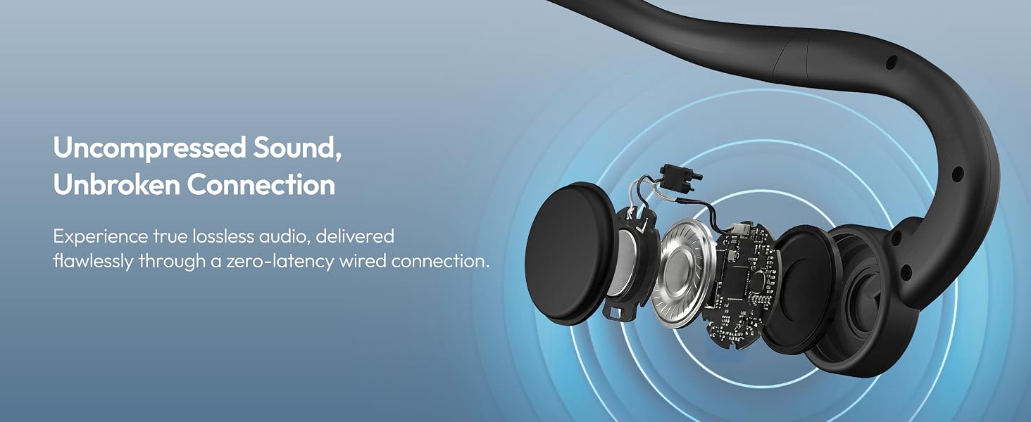 Wired Bone Conduction Headphones
