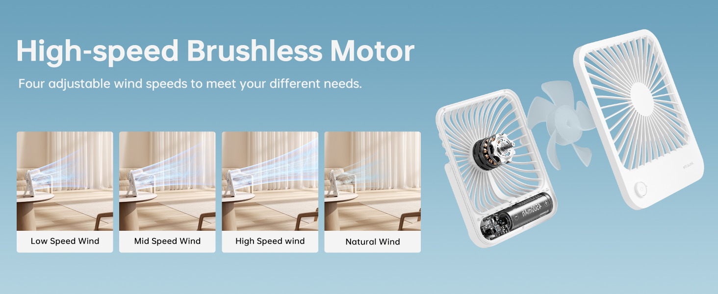 portable fan rechargeable