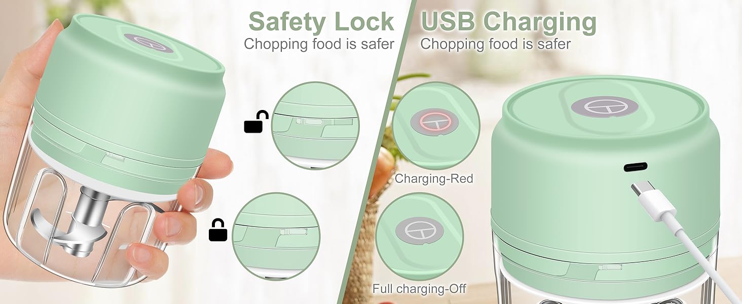 electric garlic chopper mini