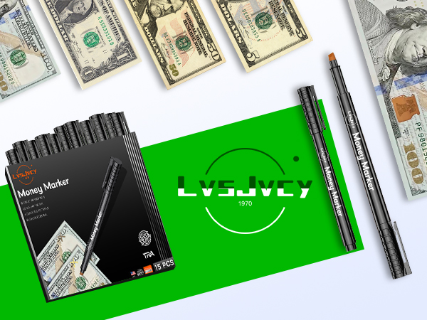 LvsJvcy Counterfeit Money Detector Pen