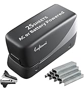Craftinova Electric Stapler, 25 Sheet, Include 2000 Staples and 1 Remover, Jam Free, Professional...