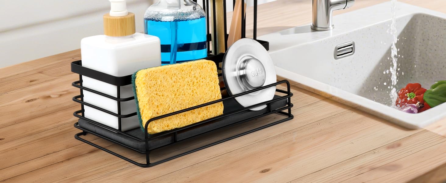 sponge holder for kitchen sink sink caddy kitchen sink organizer
