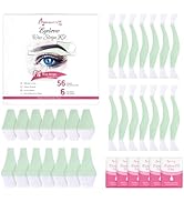 Beauty7 Eyebrow Wax Strips at Home for Women, Facial Hair Removal Waxing Strips for Face, Large P...