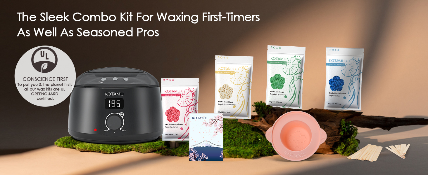combo waxing kit