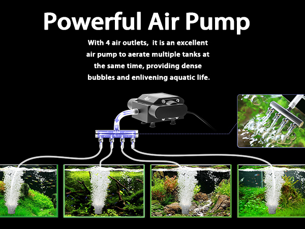 powerful air pump for aquarium