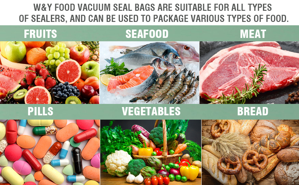 Vacuum Seal Food Sealer Bags
