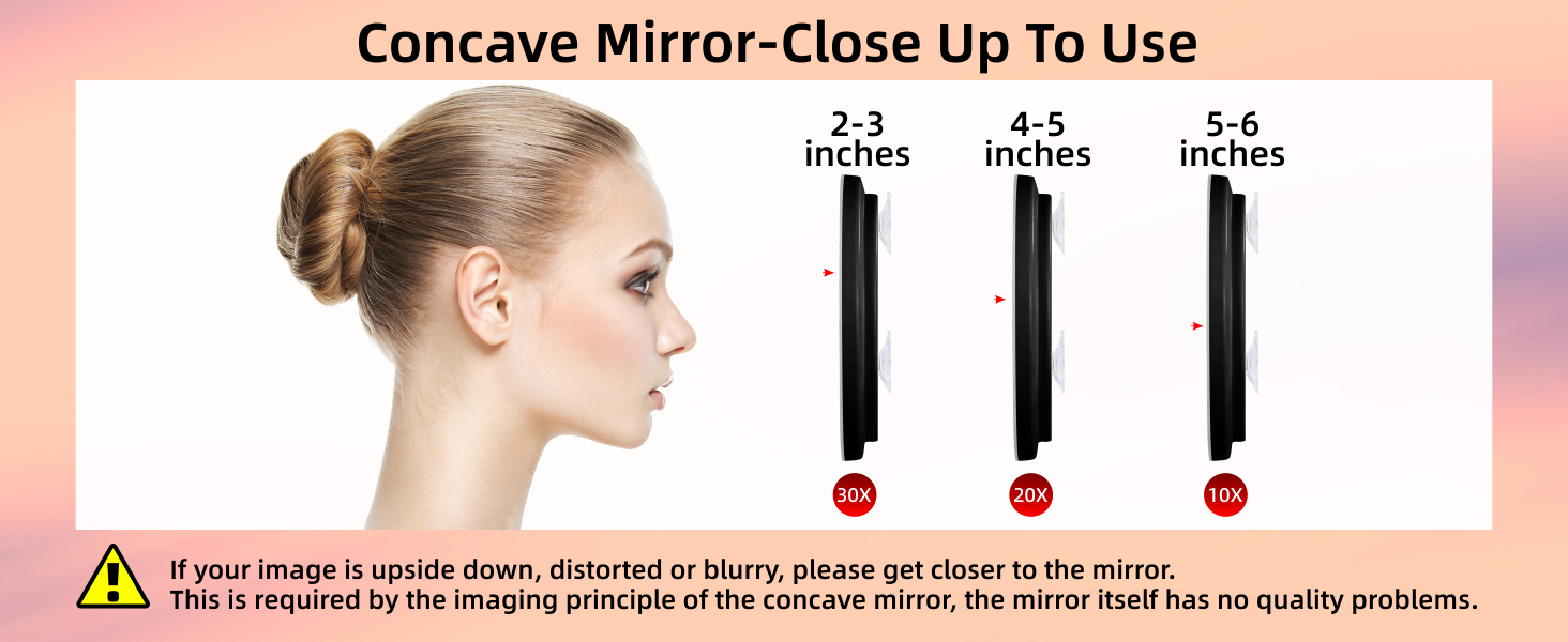 magnifying mirror with light