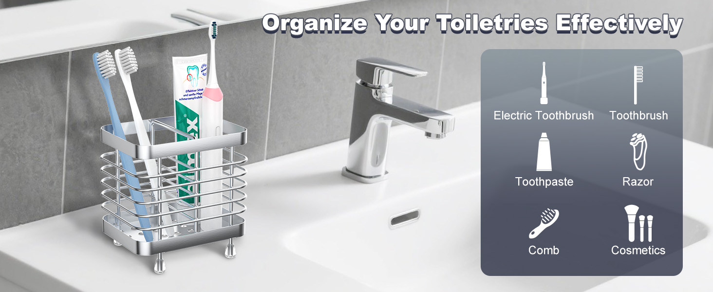 Toothbrush Holders for Bathroom