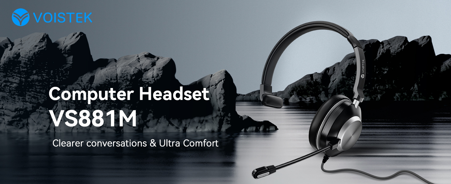 USB headset for PC laptop