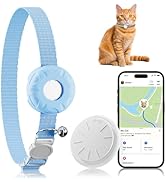 Cat Tracker, Pet Tracker for Cats, Cat GPS Tracker Collar with Safety Elastic Buckle, GPS Tracker...