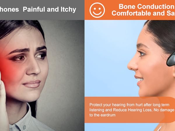 Bone Conduction Headphones Bluetooth
