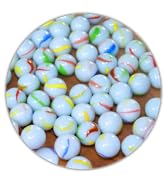 ARSUK Marbles for Kids Large Glass Assorted Marble Run House of Small Wubble Fulla Handmade Colou...