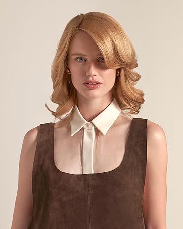 Blonde model with blowout