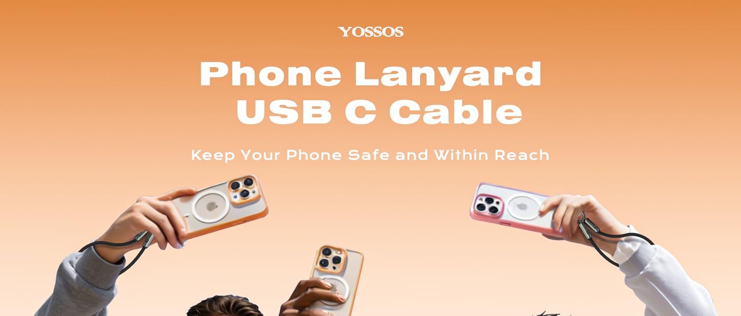 Phone Lanyard USB C Cable