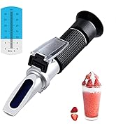 Brix Refractometer with ATC, Handheld Brix Meter Hydrometer 0-32% Portable Brix Reader Tester for...