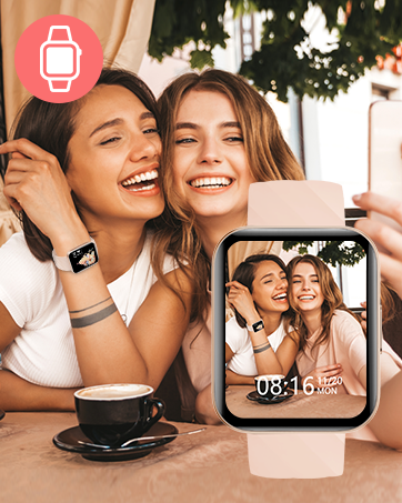 the apple watch is a smart watch that can be used to take photos of your friends and family.