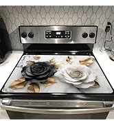 Glass stove top cover 28"x 20", Stove Top Covers for Electric Stove, Flat Range Mat for Glass Coo...