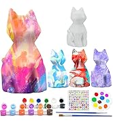Paint Your Own Cat Lamp Kit 1pcs, Diy Geometric Cat Art Craft Painting Kits for Girls Boys, Art C...
