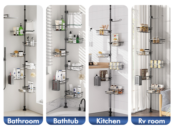 tension shower caddy