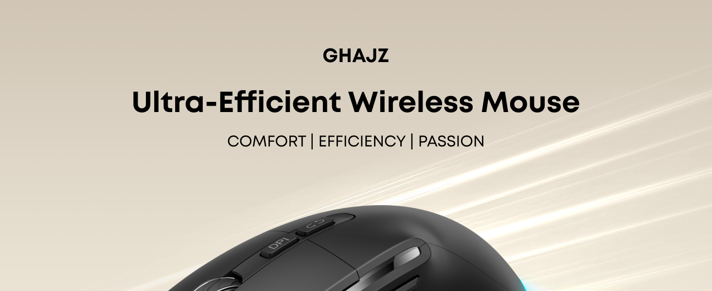 Wireless ergo mouse